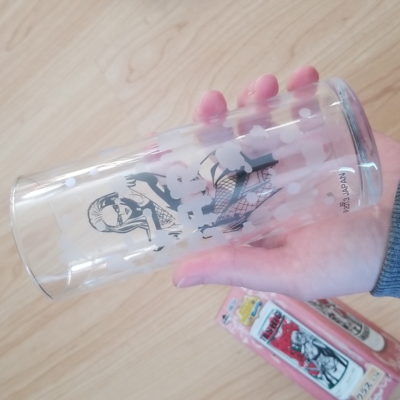 One piece glass set of 2 - Picture 5 of 5